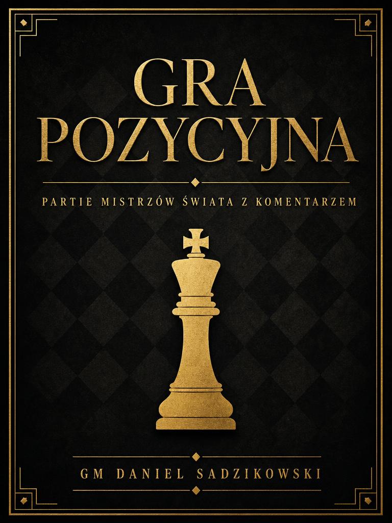 Okładka ebooka Gra pozycyjna — Partie mistrzów świata z komentarzem — GM Daniel Sadzikowski