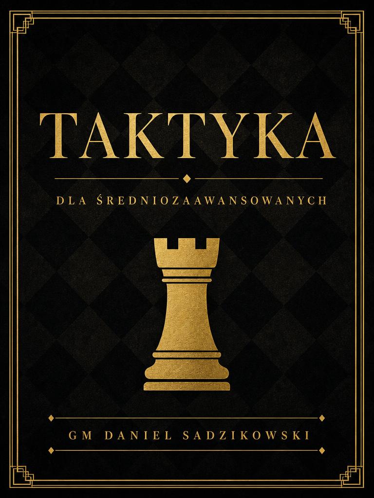 Okładka ebooka Taktyka — Dla średniozaawansowanych — GM Daniel Sadzikowski